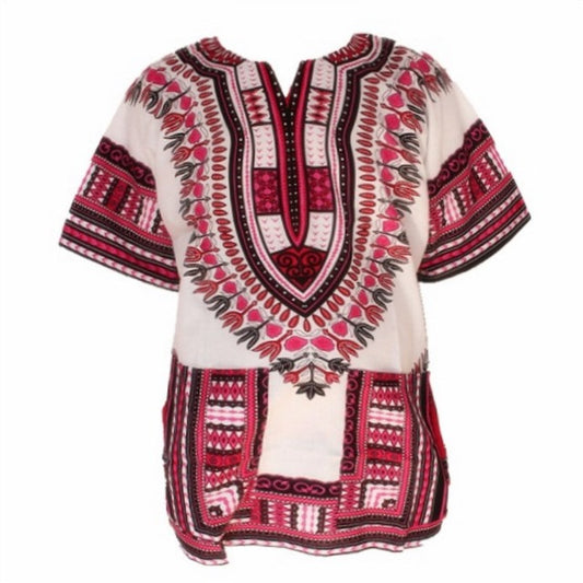 Dashiki Traditional Fashion Print Top - Timbuktu Arts