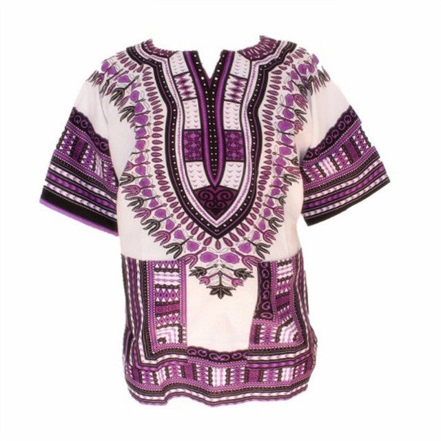 Dashiki Traditional Fashion Print Top - Timbuktu Arts