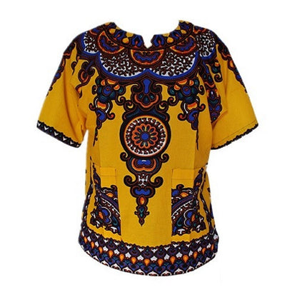 Dashiki Traditional Fashion Print Top - Timbuktu Arts