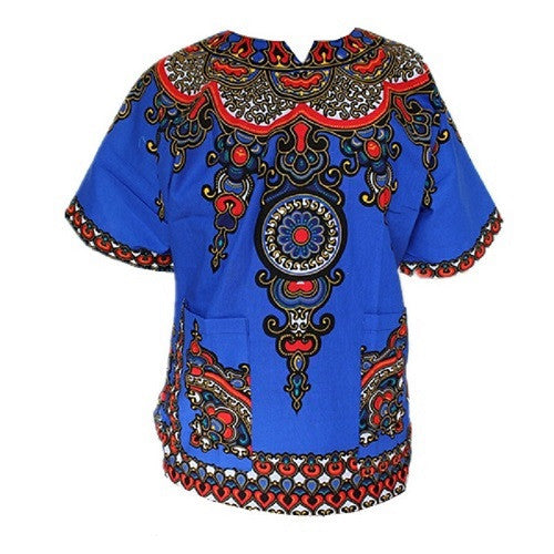 Dashiki Traditional Fashion Print Top - Timbuktu Arts