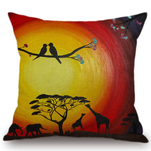 African Woman Inspiring Decorative Pillow Cases - Timbuktu Arts