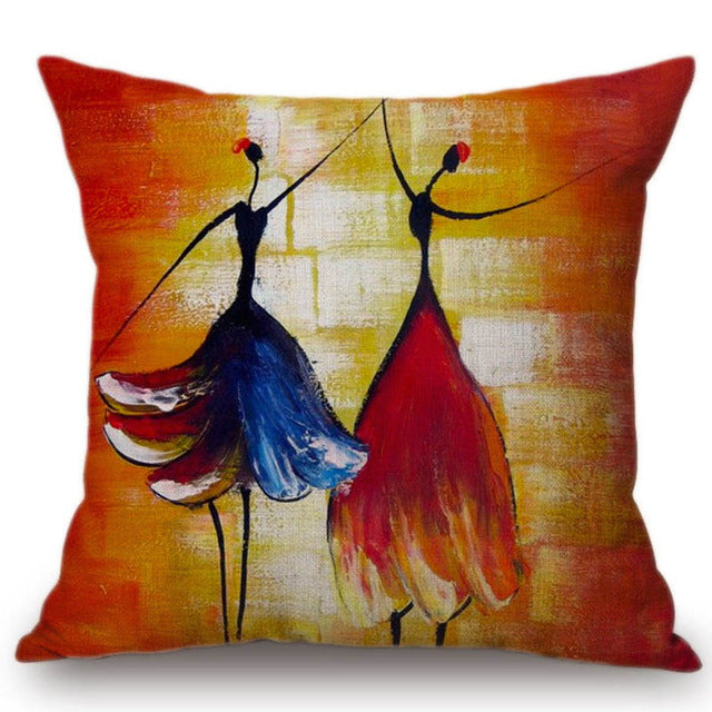 African Woman Inspiring Decorative Pillow Cases - Timbuktu Arts