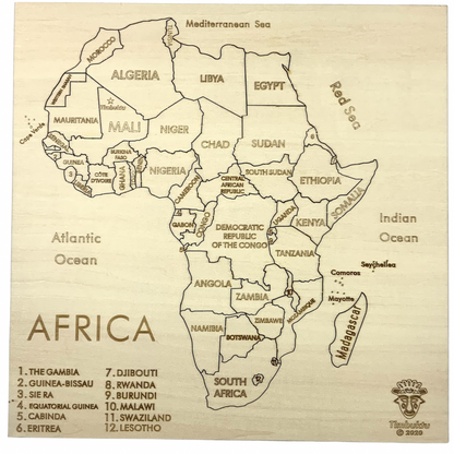 Africa Map Puzzle