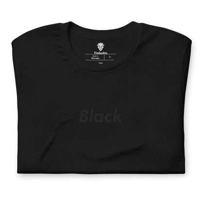 Black on Black Tee